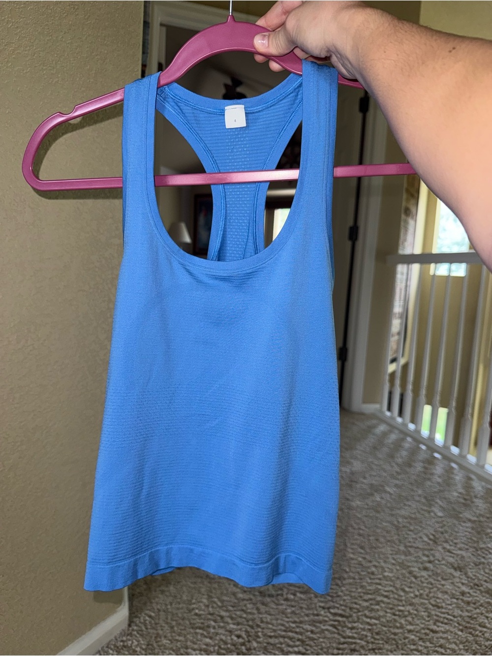 lululemon athletica Swiftly Tech Racerback Tank Top 2.0 Waist Length Pool Party